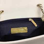 CohotBag zbags chanel new sheepskin small square bag white - 5