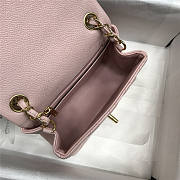 Chanel Caviar Classic Flap Handbag Pink Gold 17cm - 4