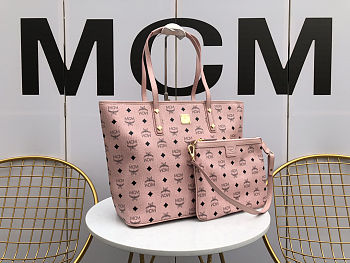 CohotBag anya shopper in visetos pink