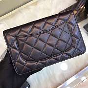 Chanel Woc Wallet On Chain Black Lamskin Gold - 2