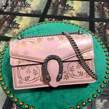 Gucci dionysus shoulder bag 400249 pink