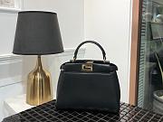 CohotBag fendi mini peekaboo soft sheepskin handbag 244 sheepskin black - 1