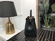 CohotBag fendi mini peekaboo soft sheepskin handbag 244 sheepskin black - 4