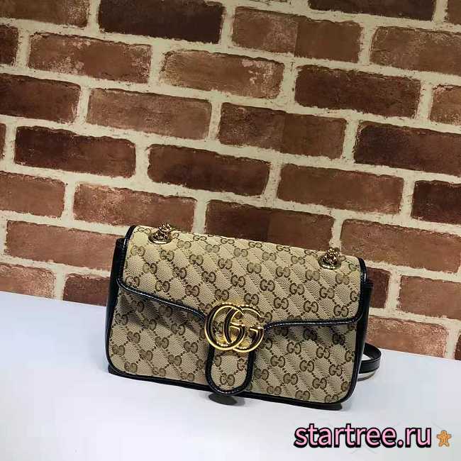 Gucci GG Marmont Small Shoulder Bag - 443497 - 26cm - 1