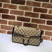 Gucci GG Marmont Small Shoulder Bag - 443497 - 26cm - 1