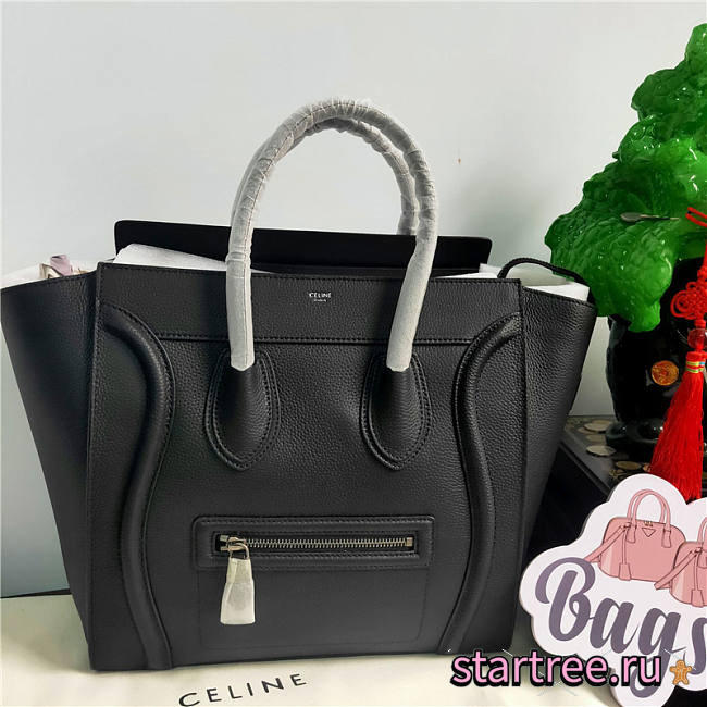 Celine Leather Mini Lluggage 30cm - 1