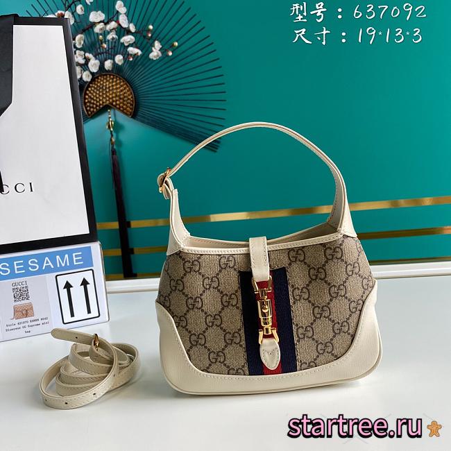 Gucci Mini Handbag White- 637092 - 19x13x3cm - 1