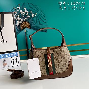 Gucci Jackie 1961 Mini Hobo Bag - 637092 - 19cm x 13cm x 3cm