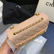 Chanel Small Flap Bag With Logo Chain_AS1490_15X21X8CM - 6