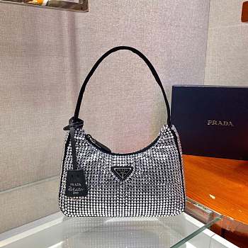 Prada_Satin Mini-bag with Artificial Crystals_1NE515_2AWL_F0T7O_17x6x22cm
