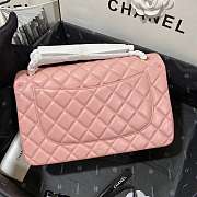 Chanel Lambskin Classic Flap Bag Pink - 30cm - 2