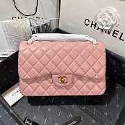 Chanel Lambskin Classic Flap Bag Pink - 30cm - 4