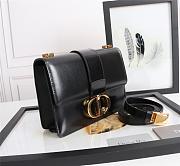 Dior 30 Montaigne Calfskin Black Bag- D6712 -24x17x8cm - 3