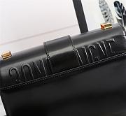 Dior 30 Montaigne Calfskin Black Bag- D6712 -24x17x8cm - 4