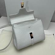 Celine 16 Small White Bag - 23x19x10.5cm - 4