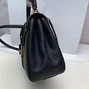 Celine 16 Small BAG IN GRAINED CALFSKIN Black - 23x19x10.5cm - 3