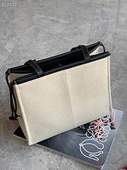 Loewe tote bag in canvas and calfskin 330.02AB90 35x27x19cmcm - 6