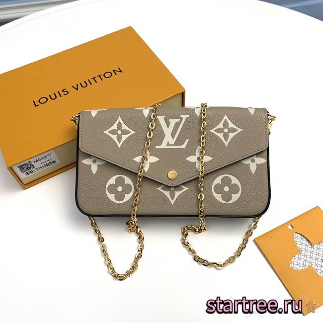 Louis Vuitton Félicie Pochette Dove/Cream M69977 - 21x12x3cm - 1