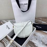 Celine Small Besace 16 White Bag - 19x17x6cm  - 3