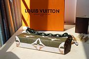 Louis Vuitton Toiletry Pouch Monogram Giant Khaki Green/Beige - M67691 - 26x20x5cm - 2