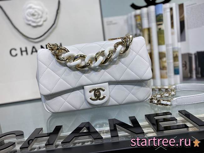 Chanel Flap Bag With Large Bi-Color Chain - AS1353 - 16x24x6cm - 1