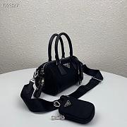 Prada Re-Edition 2005 Nylon Top-Handle Black Bag - 1BB846 -  20x11.5x11cm - 2