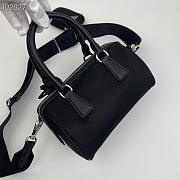 Prada Re-Edition 2005 Nylon Top-Handle Black Bag - 1BB846 -  20x11.5x11cm - 3