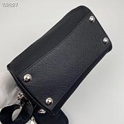 Prada Re-Edition 2005 Nylon Top-Handle Black Bag - 1BB846 -  20x11.5x11cm - 5