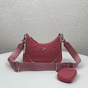 Prada Re-Edition 2005 Begonia Pink Bag- 1BH204 - 22x12x6cm - 1