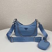 Prada Re-Edition 2005 Astral Blue Bag- 1BH204 - 22x12x6cm - 1