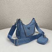 Prada Re-Edition 2005 Astral Blue Bag- 1BH204 - 22x12x6cm - 5