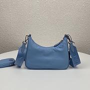 Prada Re-Edition 2005 Astral Blue Bag- 1BH204 - 22x12x6cm - 2