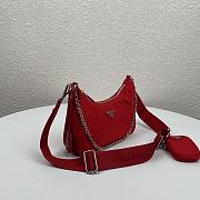 Prada Re-Edition 2005 Red Bag- 1BH204 - 22x12x6cm - 6