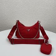 Prada Re-Edition 2005 Red Bag- 1BH204 - 22x12x6cm - 1