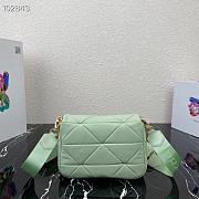 Prada System Patchwork Mint Shoulder Bag- 1BD292 -21x16x7cm - 6