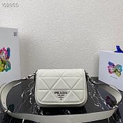  Chalk White Prada Spectrum leather bag - 1BD283 - 23x18x5cm - 1