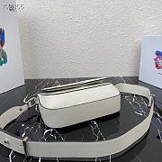  Chalk White Prada Spectrum leather bag - 1BD283 - 23x18x5cm - 6