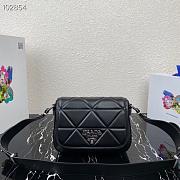  Chalk Black Prada Spectrum leather bag - 1BD283 - 23x18x5cm - 1