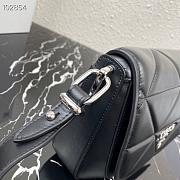  Chalk Black Prada Spectrum leather bag - 1BD283 - 23x18x5cm - 2