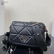 Chalk Black Prada Spectrum leather bag - 1BD283 - 23x18x5cm - 4
