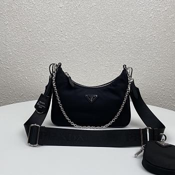 Prada Re-Edition 2005 Black Bag- 1BH204 - 22x12x6cm