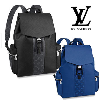 Louis Vuitton Outdoor Black Backpack - M30417 - 37x45x19cm