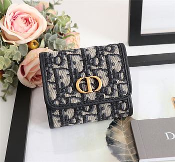 Christian Dior 30 Montaigne Lotus wallet - S2057 - 10 x 8.5 x 2 cm