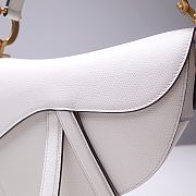 Dior Saddle White Bag- M0446C - 25.5 x 20 x 6.5 cm - 3