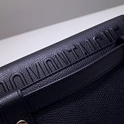 Dior 30 Montaigne 2 In 1 Pouch Black Belt Bag - 19 x 12.5 x 4 cm - 6