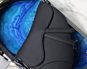 Saddle Bag Black Ultramatte Calfskin - M0446S - 19.5 x 16 x 6.5cm - 4