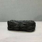 Prada Nylon Hobo Black Bag- 22.5x15.5x6cm - 2