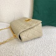 Christian Dior Caro Shoulder Large Beige Bag - M9243UWHC - 28×17×9cm - 3