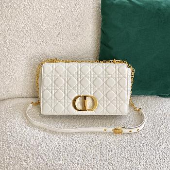 Christian Dior Caro Shoulder White Large Bag - M9243UWHC - 28×17×9cm