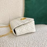 Christian Dior Caro Shoulder White Large Bag - M9243UWHC - 28×17×9cm - 2